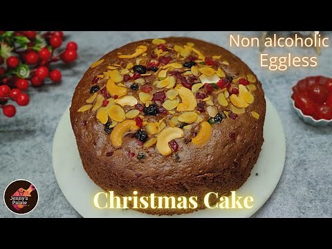 Perfect Eggless Christmas Cake Recipe | Non Alcoholic Christmas Cake Recipe |Cristmas cake in cooker