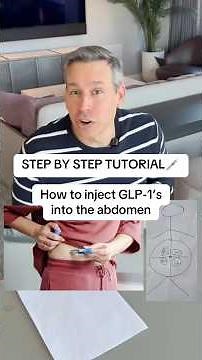 Step-by-Step Tutorial: How to inject GLP-1 into the Abdomen. 💉🤝🏻