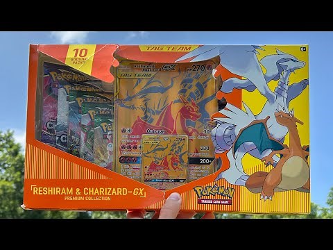 Opening the The Reshiram & Charizard GX PREMIUM Collection Box !