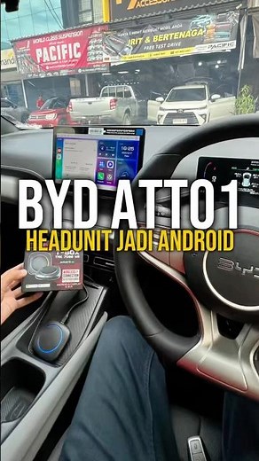 Android box tomiko changes the regular BYD Atto 1 head unit to android