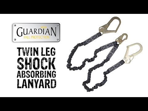 Guardian Fall Protection Twin Leg Lanyard - GME Supply