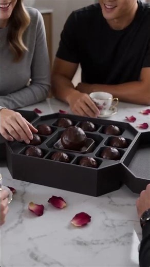 Premium Rigid Gift Box with Magnetic Drawer Design for Luxury Chocolates