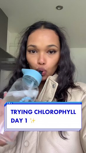 Trying Chlorophyll for Cystic Acne Flare-Up Day 1