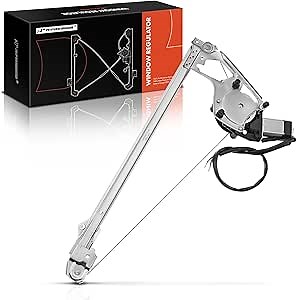 A-Premium Rear Right Passenger Side Power Electric Window Regulator with Motor Compatible with Mercedes-Benz 260E, 300D, 300TD 1987, 300SEL 1989, 300TE 1988-1989