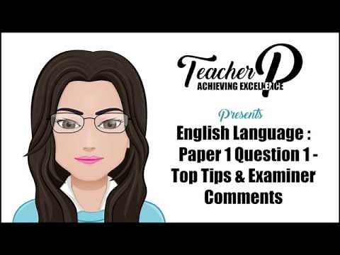 GCSE English Language: How To Get Full Marks on Paper 1 Question 1