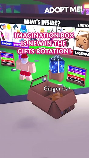 box car box car box car 📦🛹 Imagination Box is now available in the Gifts rotation! 🚀 #robloxadoptme