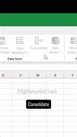 Microsoft Excel consolidated function #excel #trending #exceltips #foryou #Microsoft #Google #howto