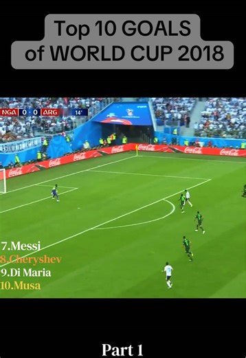 Top 10 Best Goals of the 2018 World Cup | Part 1#football #footballtiktoks #worldcup2018 #Messi