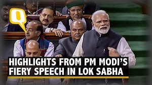 Replying to the motion of thanks on the President’s address, Prime Minister Narendra Modi on Thursday, 7 February, went all out against the Opposition in Lok Sabha. Read the full story here: https://bit.ly/2BpMjUJ | The Quint