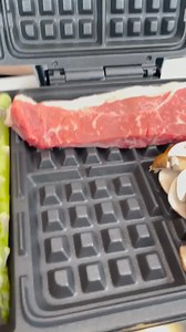 2.3K views · 11 reactions | All in one meal using a waffle iron! | Cooking With The Vu Fam | Facebook