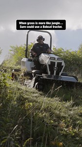 91K views · 451 reactions | This yard was winning… until a Bobcat tractor showed up. Overgrown grass meets clean cuts. #WeAreBobcat #BobcatTractor | Bobcat Company | Facebook