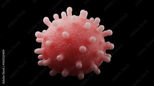 H5N1 is a subtype of the influenza A virus that primarily affects birds, but can also infect mammals and humans in rare cases Stock Video