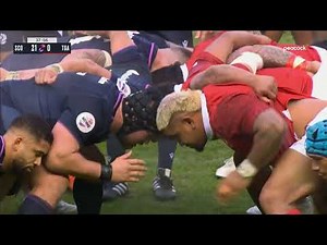 Scotland vs Tonga | Rugby Full Match Replay | Eight tries at Murrayfield ! A tough series final !