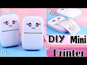 Diy cute mini printer making at home/ how to make mini printer 🖨️ #lishacraft #viral #papercraft