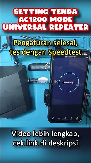 Setting Tenda AC1200 - Mode Universal Repeater #router #tenda #ac1200 #repeater #internet