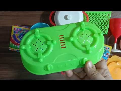 ASMR 6 minutes Satisfying with unboxing hello kitty kitchen set hello kitty miniature toy #asmr