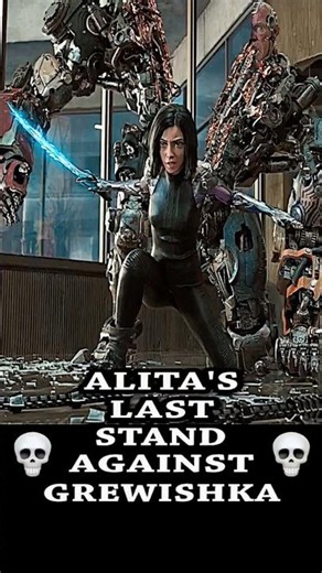 Alita's last stand against Grewishka 🦾⚔️💥🔥