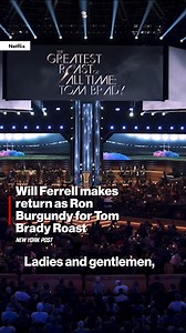 72K views · 592 reactions | Even Will Ferrell’s Ron Burgundy roasted Tom Brady at Netflix special: ‘I never liked you’ | New York Post Entertainment | Facebook
