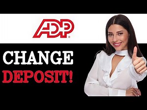How To Change To Direct Deposit On Adp (2025)