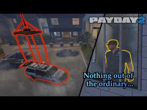 Infiltrating a prison LOUD, but everyone's dead so we escape in stealth | PAYDAY working as intended