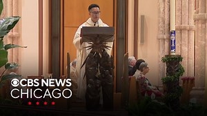 Holy Name Cathedral holds first Sunday mass since Pope Leo XIV's ascendancy