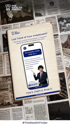 Lost track of your investments? Don’t let unclaimed dividends or forgotten shares hold you back. Track, claim, and grow your wealth with @the_wealthfinder #thewealthfinder #investsmart #claimyourwealth #unclaimedshares #financialawareness #shares #twf #lostsharerecovery #iepfclaim #growyourmoney #iepfclaimexpert #wealthmanagement #smartinvesting | The Wealth Finder