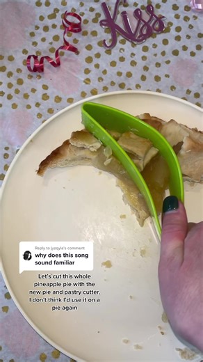 Cutting a Pineapple Pie with a Pastry Cutter