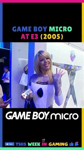 Game Boy Micro at E3 2005.