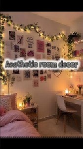 Aesthetic room decor (⁠◍⁠•⁠ᴗ⁠•⁠◍⁠)✨....make your room gives you aesthetic vibes🌸 #cuteroom