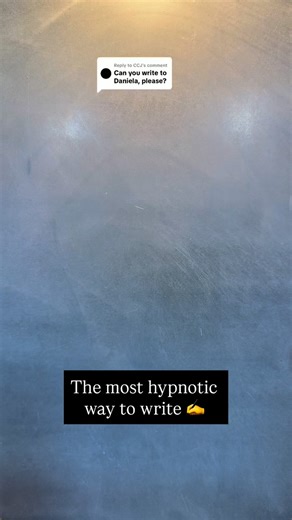 Meet the artist who writes entirely with sand, shaping each letter by hand using a simple card. Every stroke is calm, precise, and incredibly satisfying to watch. Whose name should be written next? ✍️ Artist: @sandcalligraphy #art #artist #calligraphy #writing #satisfying #ASMR | Art Viral