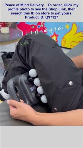 This is a handheld electric percussive massager.