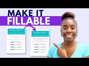 Create A FREE Editable PDF Form To Make A Fillable PDF