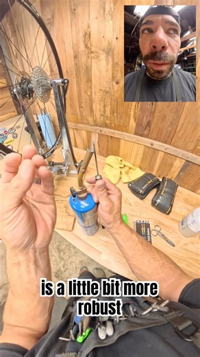 POV Tubeless valve install #pov #bikemechanic #cycling #repair