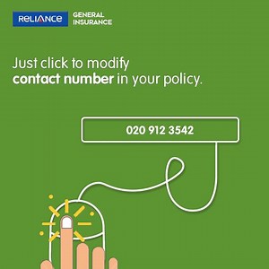 8K views · 35 reactions | You are now empowered to update the contact number in your policy yourself. So, go ahead and make the most of it. #DIY #SelfHelp | Reliance General Insurance | Facebook