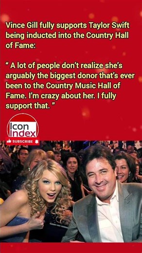 THE BIGGEST DONOR! 🏛️ Vince Gill Backs Taylor’s Induction! ✨