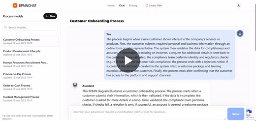 Introducing BPMNchat: AI-powered process mapping tool | AMINE SMAOUI posted on the topic | LinkedIn