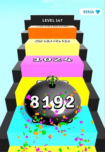 Crazy Yoga Ball Run 😱⚪💥 | Satisfying Funny Gameplay Short 😍🔥 #shorts