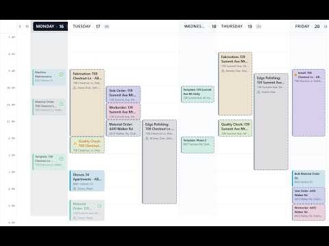 Countertop Scheduling Software Overview | iCounterSoft #1