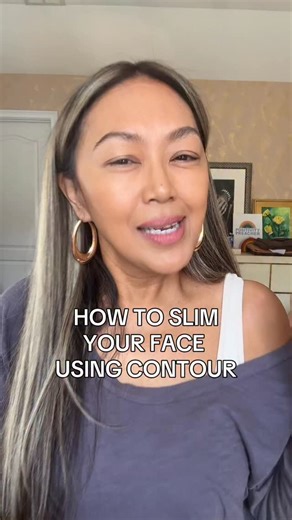 Mally Roncal on Instagram: "If your face is feeling a bit puffy, the right contour placement can create the illusion of a slimmer look. Save this for your next makeup session, and drop your questions about contouring below. I’m here to help you feel your best self at every stage of life🩷 Product used: @morphe2 Creamy Bronzer Stick in Sizzle"