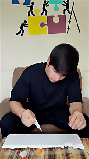 Glue vs Foam Experiment! 😱 | Amazing Science Reaction #IllusionLab #Shorts