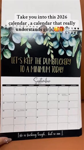 ▓▓▓▓▓▓▓▓▓▓▓▓▓▓▓▓▓▓░░ 90% ——Your 2025 Progress. Time to prepare a new calendar for 2026！ Are you a sweary woman, mom, or friend who appreciates perfectly placed cuss words like "shit" and "fuck"? This funny 2026 Wall Hanging Calendar is for you! Get it here>>> https://www.adoringfor.com/products/here-we-f-cking-go-again-2026-swear-calendar-for-tired-ass-women-2 | Adoringfor