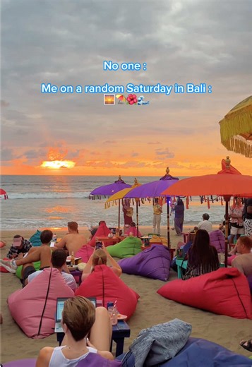 Breathtaking Bali Sunset at La Plancha