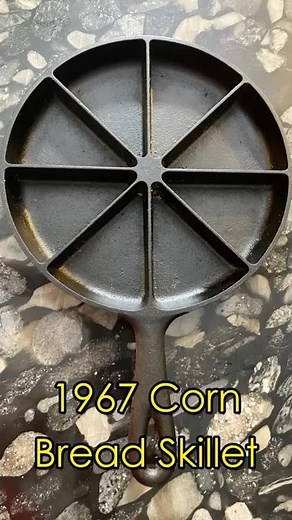 The BS&R Cast Iron Corn Bread Skillet