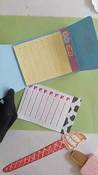 DIY Notebook WITHOUT GLUE! 📚 #foryou #foryoupage #shorts #papercraft #noglue #notebook