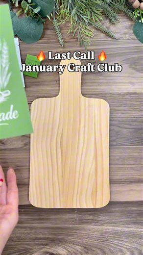 Last call for January’s Craft Club! ✨ If you love easy DIY projects delivered right to your door, this is for you. Each month, Craft Club members receive a brand-new craft project with everything included — supplies, step-by-step instructions, and a video tutorial so you can craft with confidence from start to finish. No guessing. No extra shopping. Just relaxing, creative fun you’ll actually finish! You can order through the last day of January, so there’s still time to join! 👉 Comment CLUB to