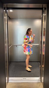 The dress drop of all dress drops. 50% off dresses*- we’ve NEVER gone this big 👀☀️ Summer? Sorted. *T&Cs apply. Instore and Online. While stocks last. Excludes sale items. Ends 28th November 11:59pm AEDT ID: Person walking out of a lift wearing different Sportsgirl dresses. | Sportsgirl