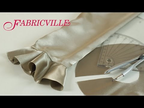 Madeleine et Fabricville - Comment coudre une manche volant