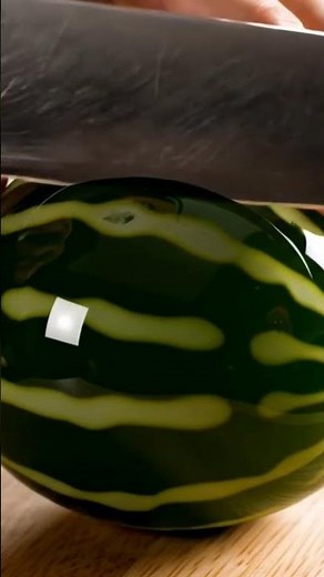 ASMR Slicing a Glass Melon 🍈 | Hyper Realistic Crystal Cutting Sounds
