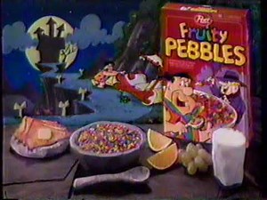 1998 Post Fruity Pebbles "Only your Fruity Pebbles can set my spirit free" TV Commercial