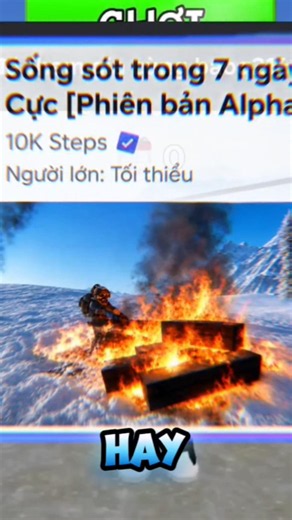 Vào Kênh Của Mình Xem Full Clip Sống Sót 7 Ngày Tại Bắc Cực #KhoaZyn#roblox#robloxvng#robloxvn#viral
